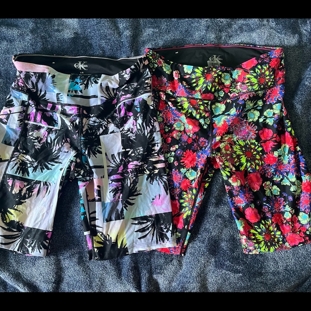 Calvin Klein Biker Workout Shorts Bundle